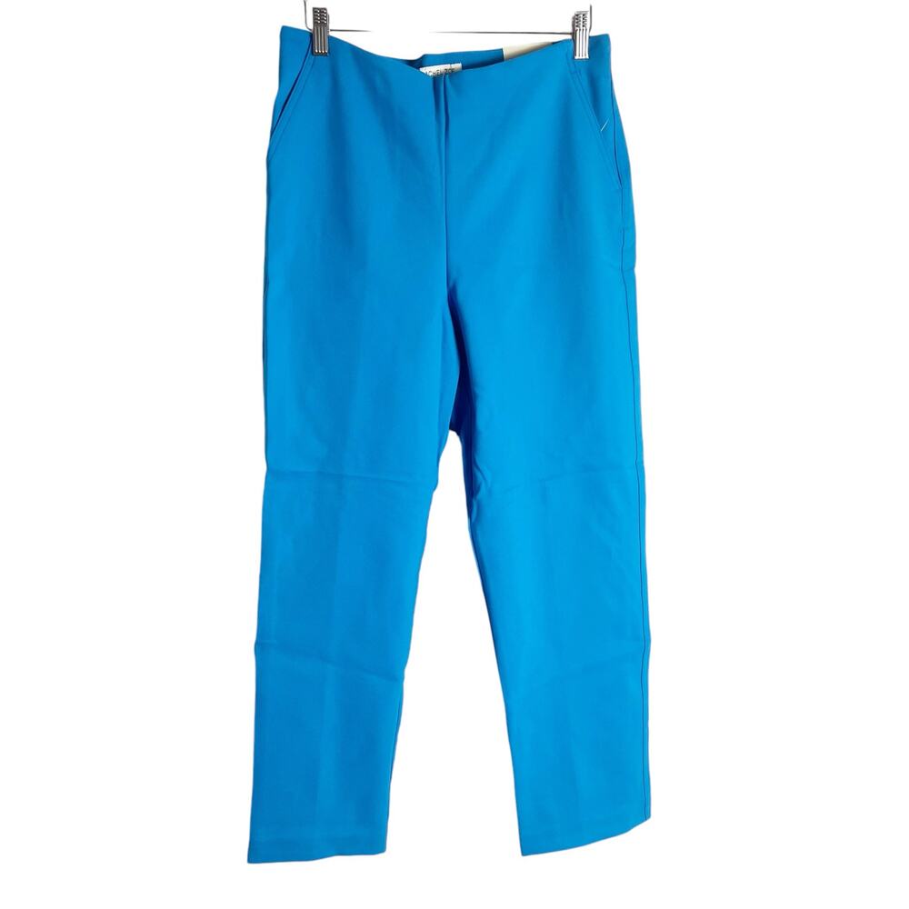 Rachel Zoe Blue High Rise Slim Leg Trouser Pants Size 8